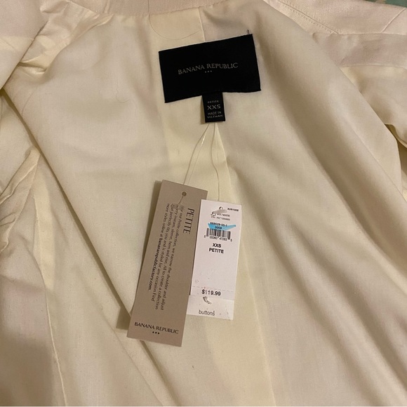 NWT Banana Republic Linen Blend Blazer - Picture 6 of 7